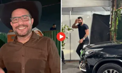 Na chegada de Gusttavo Lima, Gladson pede hora extra de show na Expoacre