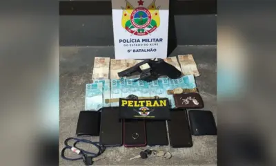 PM frustra roubo e apreende R$ 17 mil em Cruzeiro do Sul