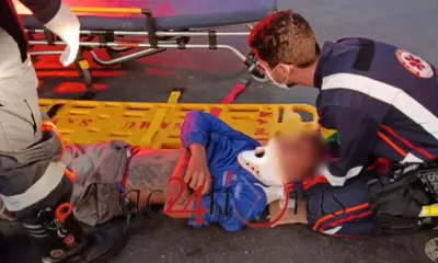 Adolescente é atropelado por caminhão enquanto voltava do trabalho