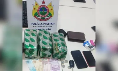 Polícia prende homem com mais de 3 kg de droga na BR-317