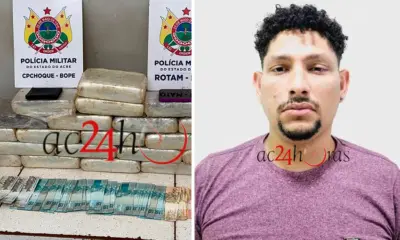 Homem é preso com quase 29 kg de maconha no bairro Eldorado