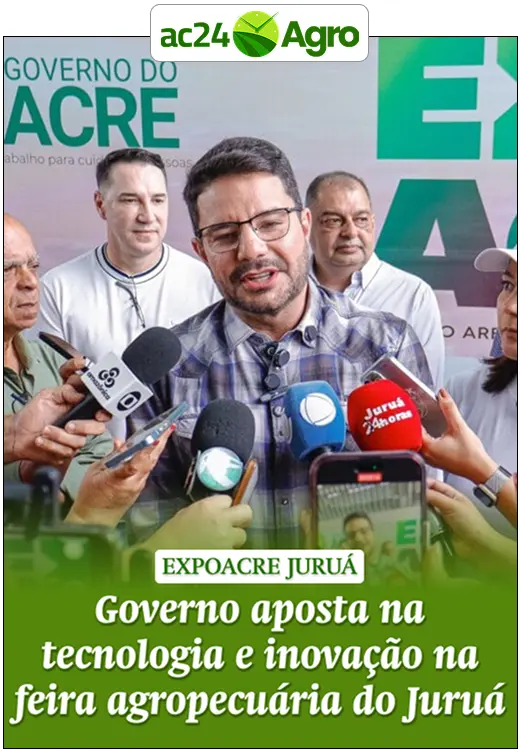 Governo aposta na tecnologia e inovação na feira agropecuária do Juruá