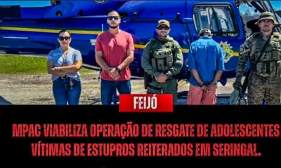 Policia prede homem acusado de estuprar filha e afilhada em seringal de Feijó