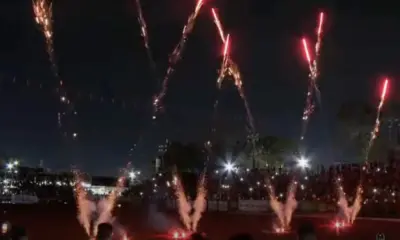 Abertura do rodeio na 50ª Expoacre é marcada por show de fogos de artifícios