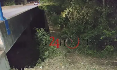 Jovem perde controle da moto e cai em ribanceira às margens do Igarapé São Francisco