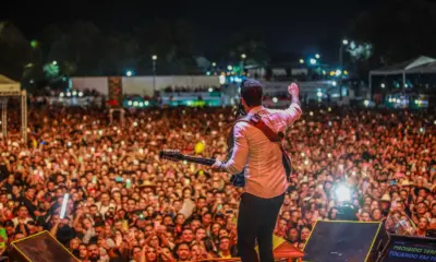 Gusttavo Lima ‘crava’ três horas de show nos 50 anos de Expoacre