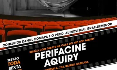 Perifacine Aquiry leva cinema e debate às sextas-feiras na Casa de Hip Hop em Rio Branco