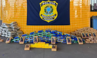Caminhão que saiu de Rondônia é flagrado com mais de 200 kg de drogas em Mato Grosso