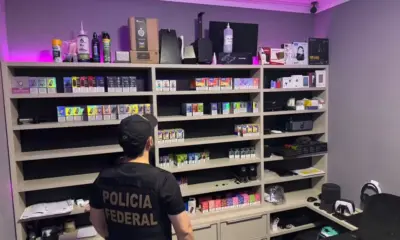 Esquema de venda ilegal de cigarros eletrônicos no TO movimentou quase R$ 5 milhões, diz PF