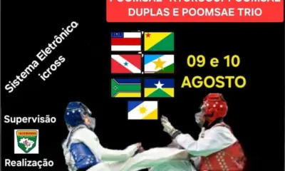 Rio Branco vai sediar Campeonato de Taekwondo em agosto