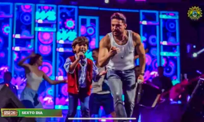 Fã mirim de 6 anos rouba a cena com Wesley Safadão no encerramento da Expoacre Juruá