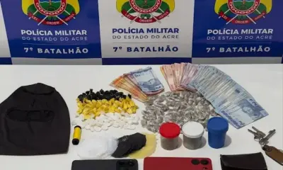 Em Tarauacá, Polícia Militar prende suspeito e apreende drogas em operação
