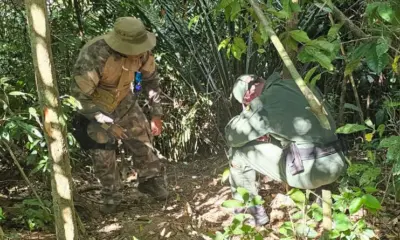 Polícia remove corpo de vítima de homicídio em área isolada de Marechal Thaumaturgo