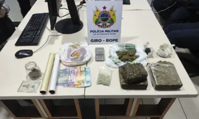 Homem é preso em flagrante por tráfico de drogas na Estação Experimental