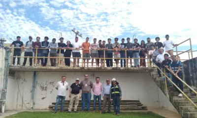Alunos de Engenharia Civil do Peru visitam a ETA 2 em Rio Branco