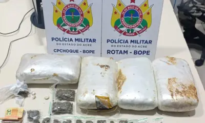 Bope apreende cinco quilos de drogas em invasão no Universitário