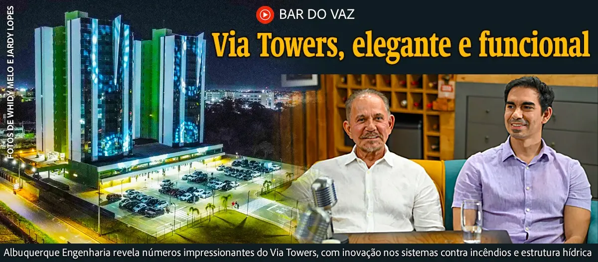 Elegante, funcional e inovador: conheça números impressionantes do Via Towers