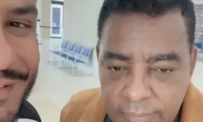 Cantor Luíz Carlos da banda Raça Negra já está em Cruzeiro do Sul para abrir Expoacre Juruá