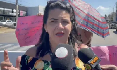 “Meu filho está doente lá dentro”, diz mãe de detento em protesto