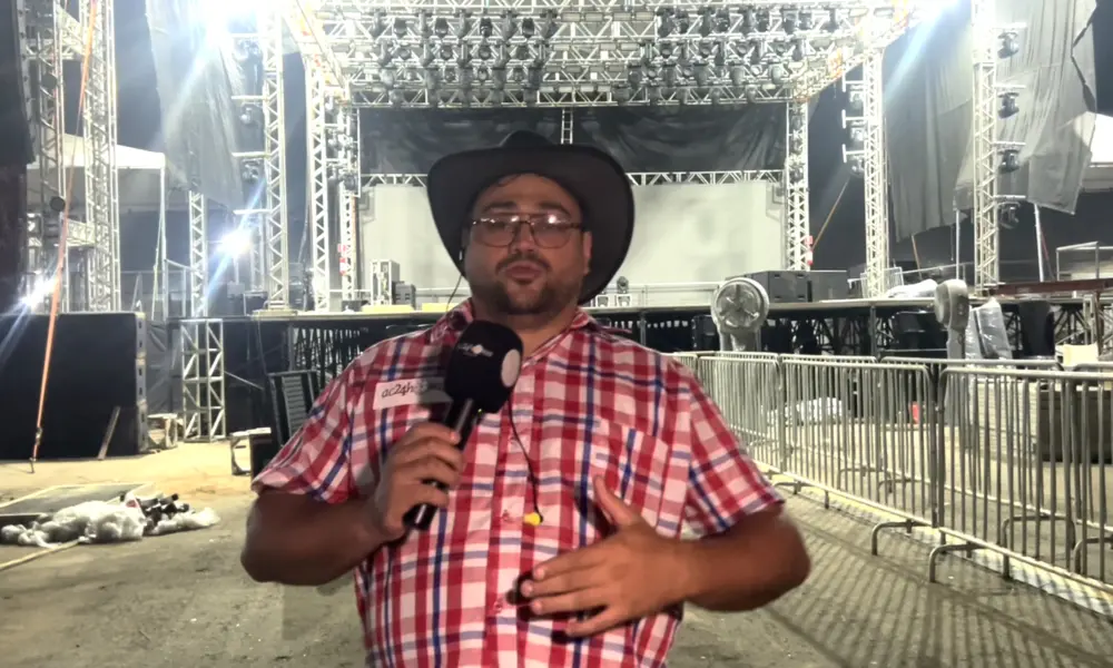 Últimos preparativos para os shows da Expoacre 50 anos