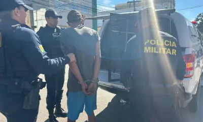 PM prende homem com saco de cimento e suspeita de desvio em obra do viaduto