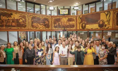 Michelle Melo homenageia família Santiago/Melo em sessão solene na Assembleia Legislativa