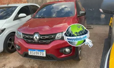 Veículo roubado em Rio Branco é recuperado pela PM em Porto Velho