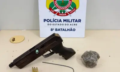 Duas armas de fogo são apreendidas pela PM em Sena Madureira