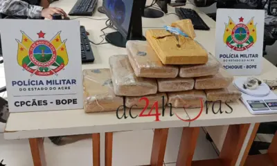 PM apreende mais de 10 kg de drogas e prende homem em ação no bairro Vitória