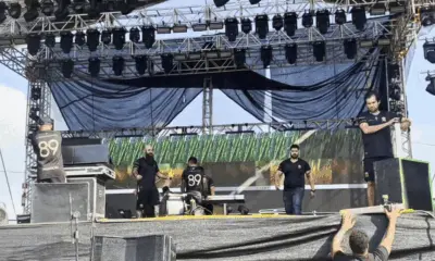 Equipe de Gusttavo Lima faz últimos ajustes para show na Expoacre