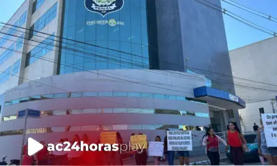 Em Rio Branco, familiares de detentos protestam por melhorias no sistema prisional