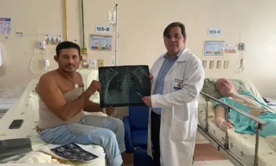 Em cirurgia rara no mundo, homem tem bala retirada do coração no Pronto-Socorro do Acre