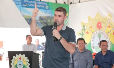Nicolau participa da entrega de obras no Ramal Novo Horizonte