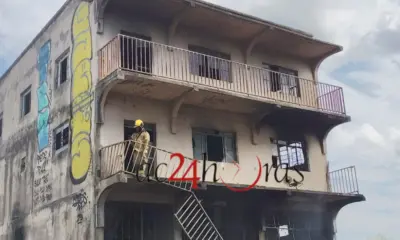 Incêndio atinge prédio abandonado e ocupado por moradores em situação de rua na capital