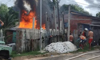 Transtornado, homem é preso por arrombar e incendiar casa da própria irmã