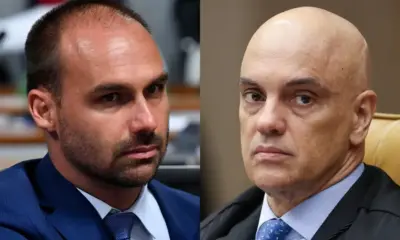 Moraes bloqueia bens, contas e Pix de Eduardo Bolsonaro
