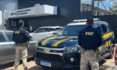 Homem foragido pelo crime de homicídio é preso pela PRF durante fiscalização na BR-364