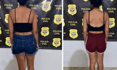 Mulheres são presas com produtos furtados de farmácia e revólver em Tarauacá