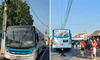 Dois ônibus quebram em menos de 500 metros na estrada da Floresta, em Rio Branco