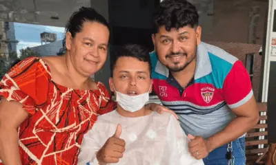 Otávio Damasceno publica foto ao lado da família: “gratidão a todos”
