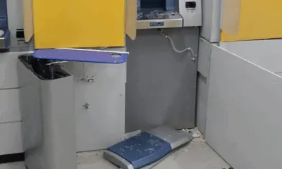 Ataque a caixa eletrônico termina com dois suspeitos detidos em Feijó