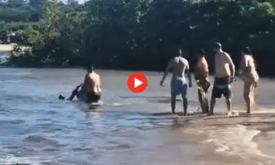 Turistas acreanos salvam homem de afogamento na Paraíba