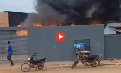 Incêndio é registrado em residência na área comercial de Acrelândia