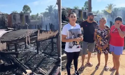 População de Tarauacá se une para ajudar famílias que perderam casas em incêndio