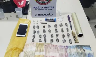 Perseguição policial termina com prisão de traficante na Vila Acre