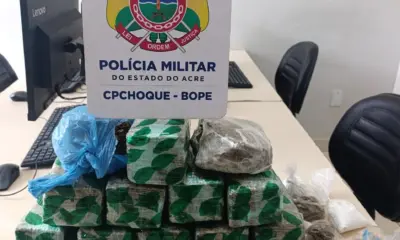Casal é preso pela Polícia Militar com mais de 11 quilos de drogas