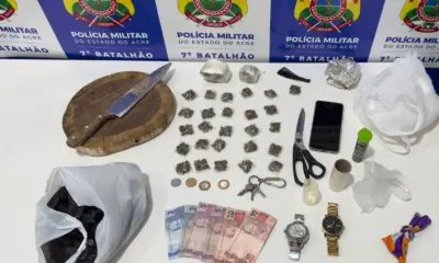 Militares apreendem entorpecente em Tarauacá