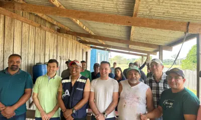 Sem energia e ramal, moradores da comunidade Castanheira recebem visita de Velloso, que articula melhorias