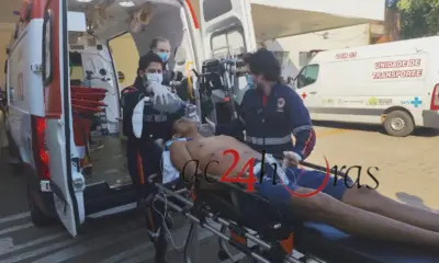 Jovem é baleado ao sair da casa do pai no Canaã; vítima fica em estado grave