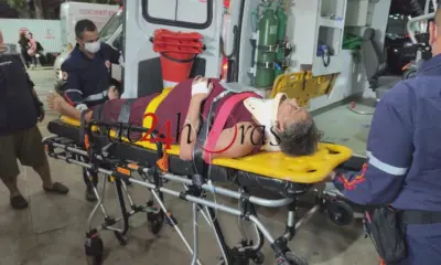 Veículo perde freio e cai em ribanceira no Bujari; idosa fica ferida